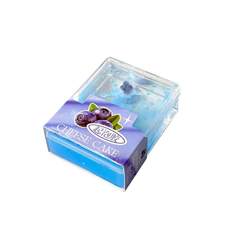 现货批发甜品系列水晶泥史莱姆高颜值儿童diy益智玩具套装起泡胶白底实物图