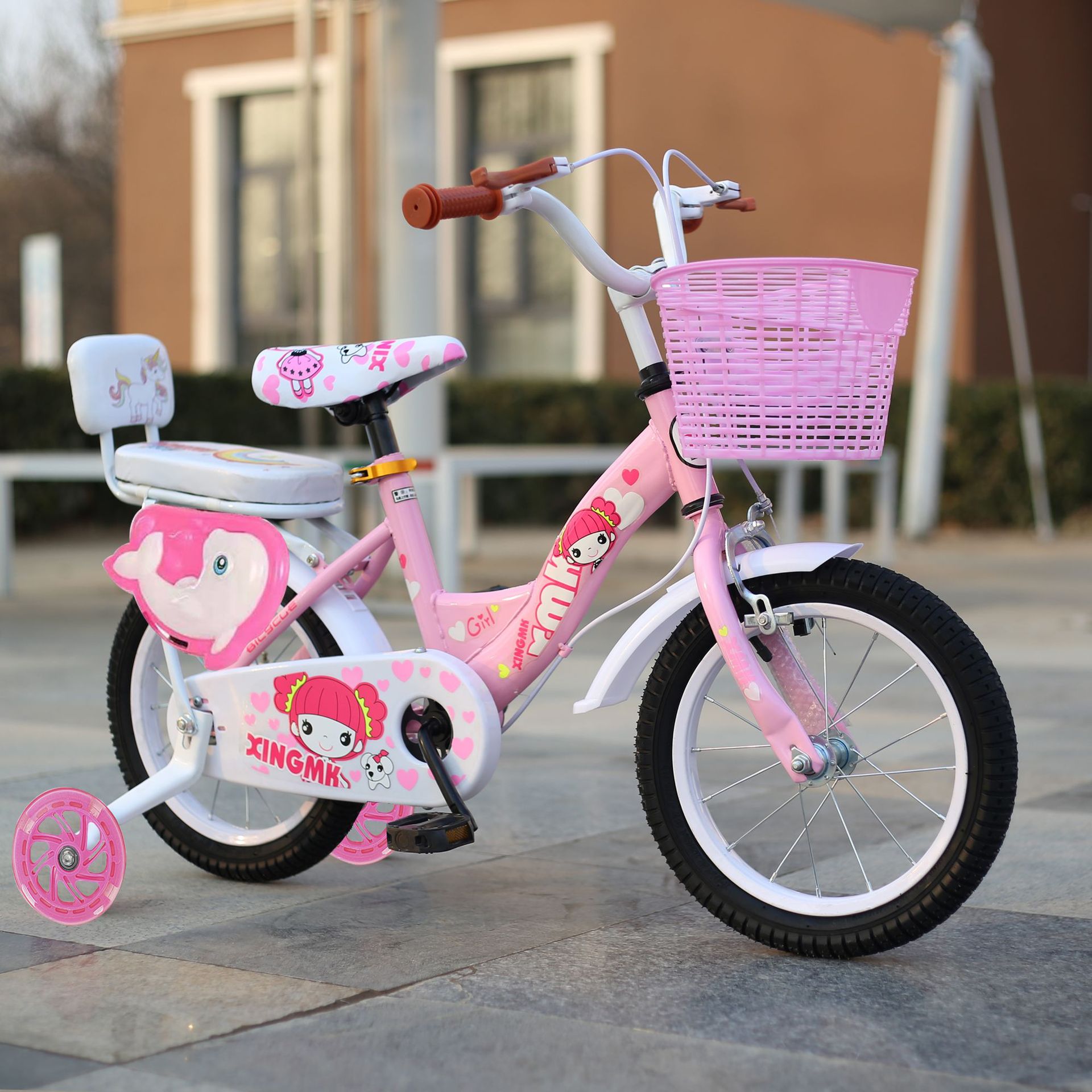 Children's bicycle princess bikes 12-14 16-18 inch kids' bicycles 3-5 7-9 years old girls' bicycles wholesale Application Scenario