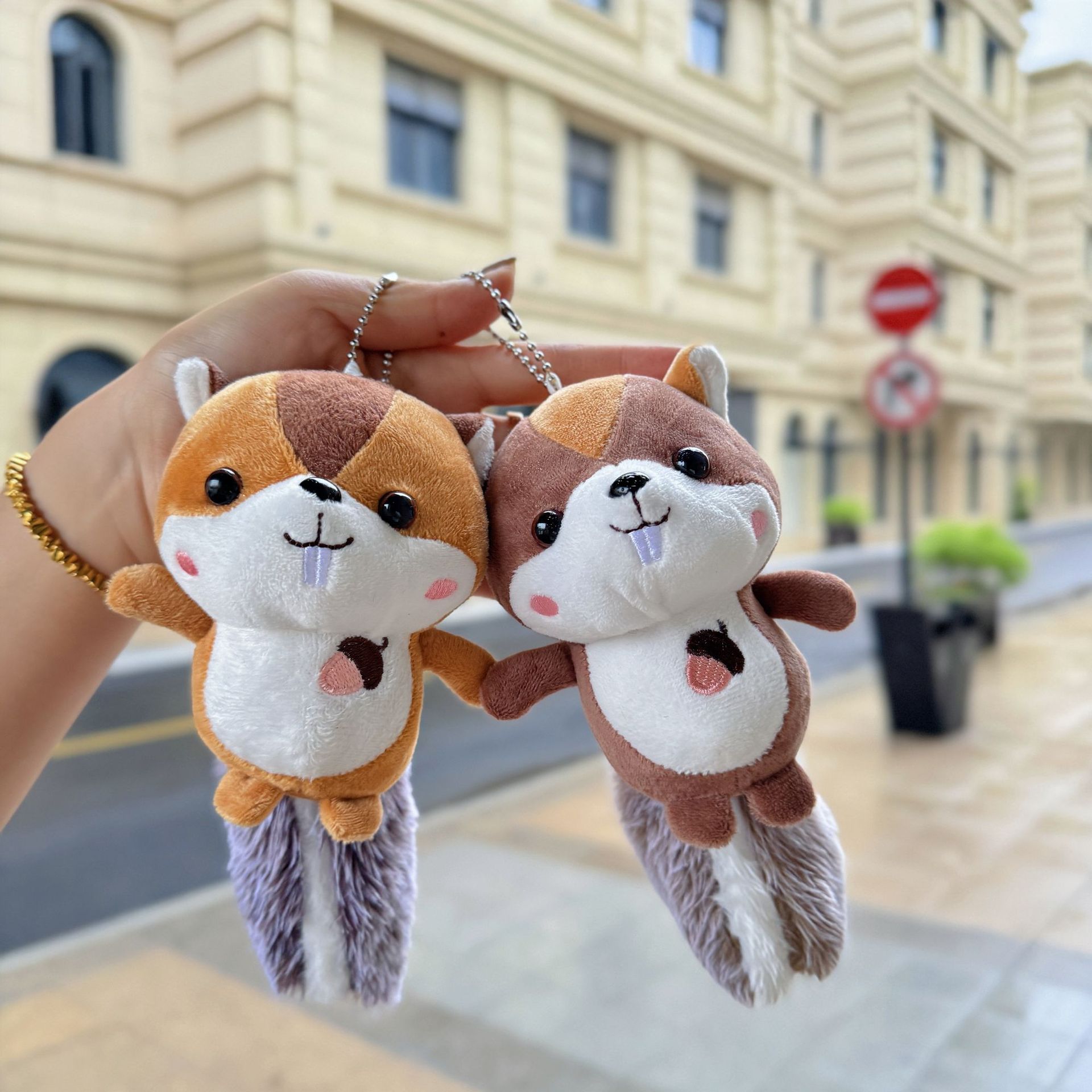 星星人/毛绒玩具/挂件公仔/毛绒公仔挂件/挂件玩偶产品图