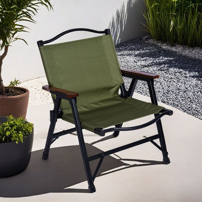 户外庭院克米特椅子可拆卸折叠椅便携式靠背椅露营野餐休闲烧烤椅
