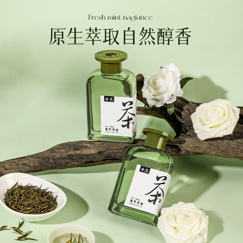 全季禅茶酒店香薰室内持久东方无火香熏桂花龙井厕所除臭香水摆件详情图2