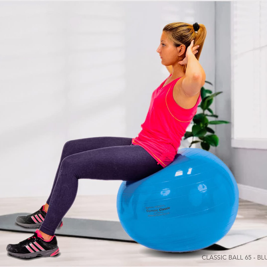 65CM健身球加厚防爆PVC感统训练外贸孕妇助产黑色瑜伽球 16P环保