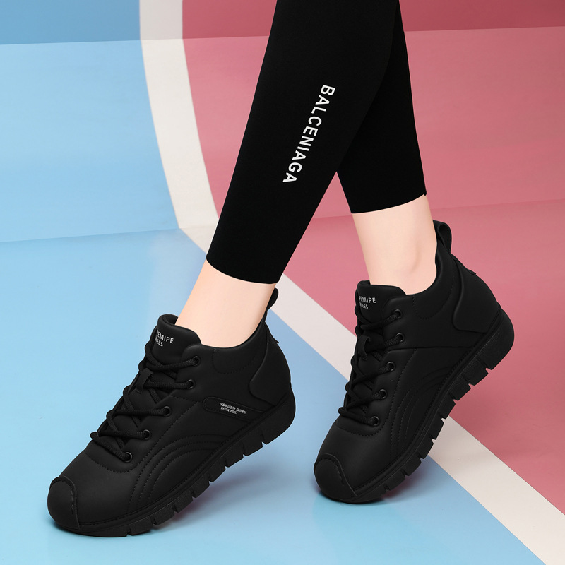 鞋子女士夏季舒适/白鞋增高/飞织/乐福鞋女春夏气质/女士休闲皮鞋细节图