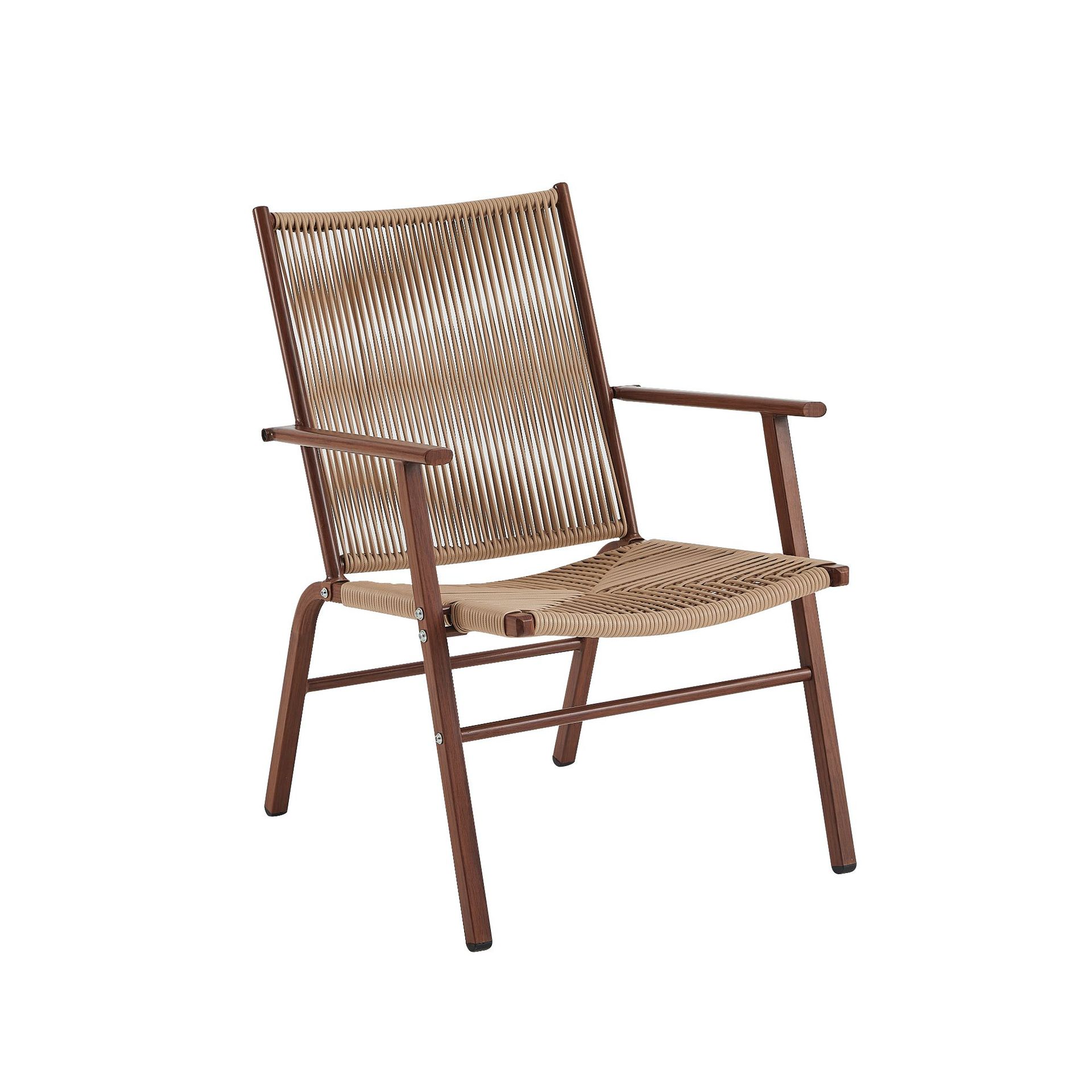 Wholesale courtyard and small garden ironwork rattan chairs, outdoor balcony leisure rattan chairs, three-piece sets, combination restaurant stall chairs, rattan chairs, garden tables Item Picture