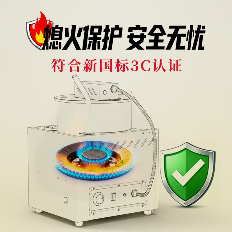 Commercial single-pot popcorn machine, fully automatic vegetable cutter, pulping and chopping machine, three-in-one kitchen equipment details Picture