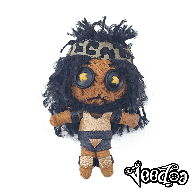 原创橄榄球运动员纯手工棉线娃娃外贸款伏都娃娃第五序列