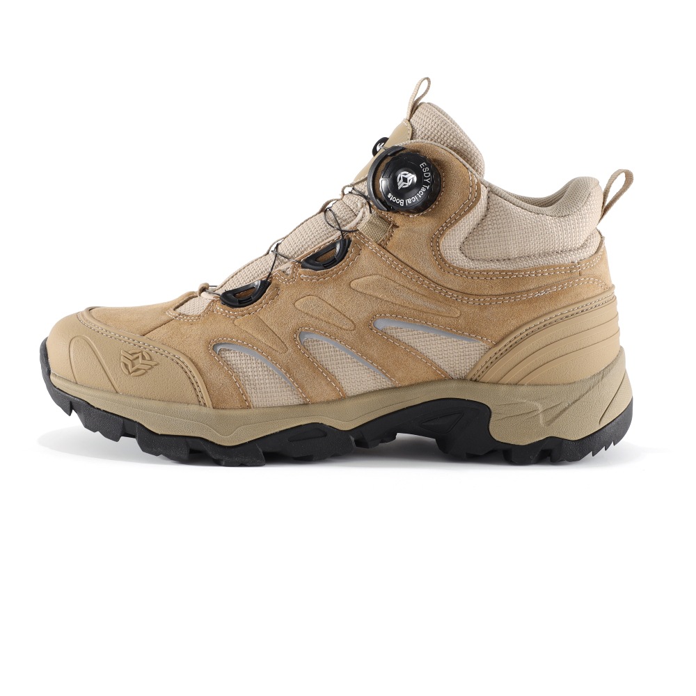 跨境ESDY快速反应自动扣系带登山鞋户外徒步骑行中帮休闲运动靴批细节图