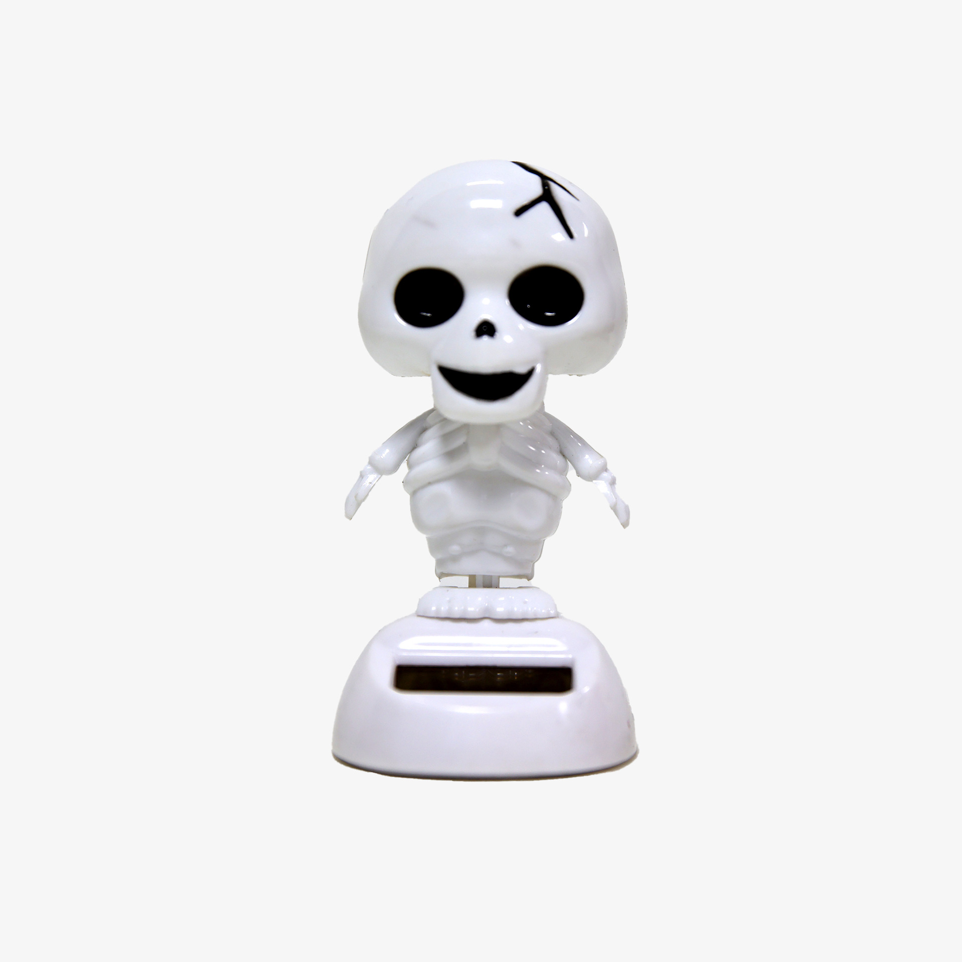 Cross-border best-selling solar-powered Halloween Skeleton Witch Ghost car automatic shaking head car interior ornaments are available for wholesale Item Picture