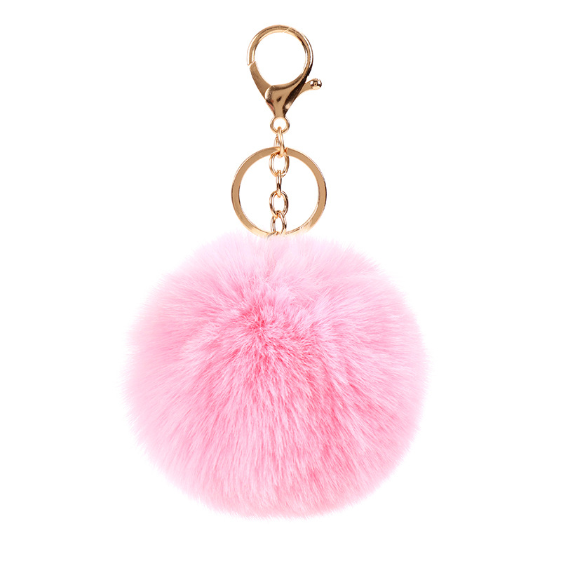 Green mink rabbit imitation rabbit fur ball pendant, artificial fur ball pendant, keychain pendant, luggage hanging decoration, accessories Item Picture