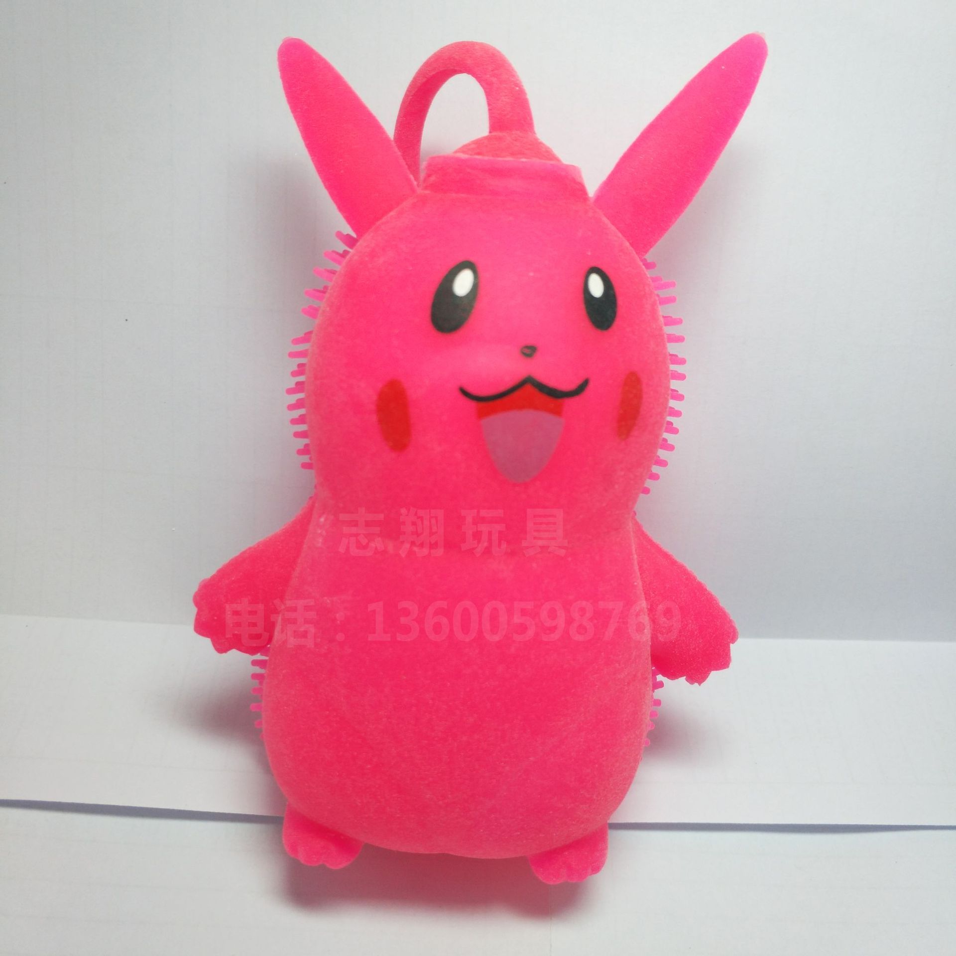 Pika Bing Fluffy Balls, soft and shiny, street stall night market, children's toys, fluffy balls are selling well. Factory direct sales, relieve stress Specification image