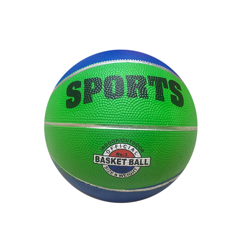 Cross-border new No. 3 rubber patterned basketball, multiple sports competition basketballs, high-quality wear-resistant basketballs for kindergartens Item Picture