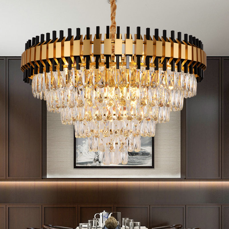 后现代水晶轻奢吊灯客厅灯简约大气时尚餐厅卧室灯2021年新款灯具