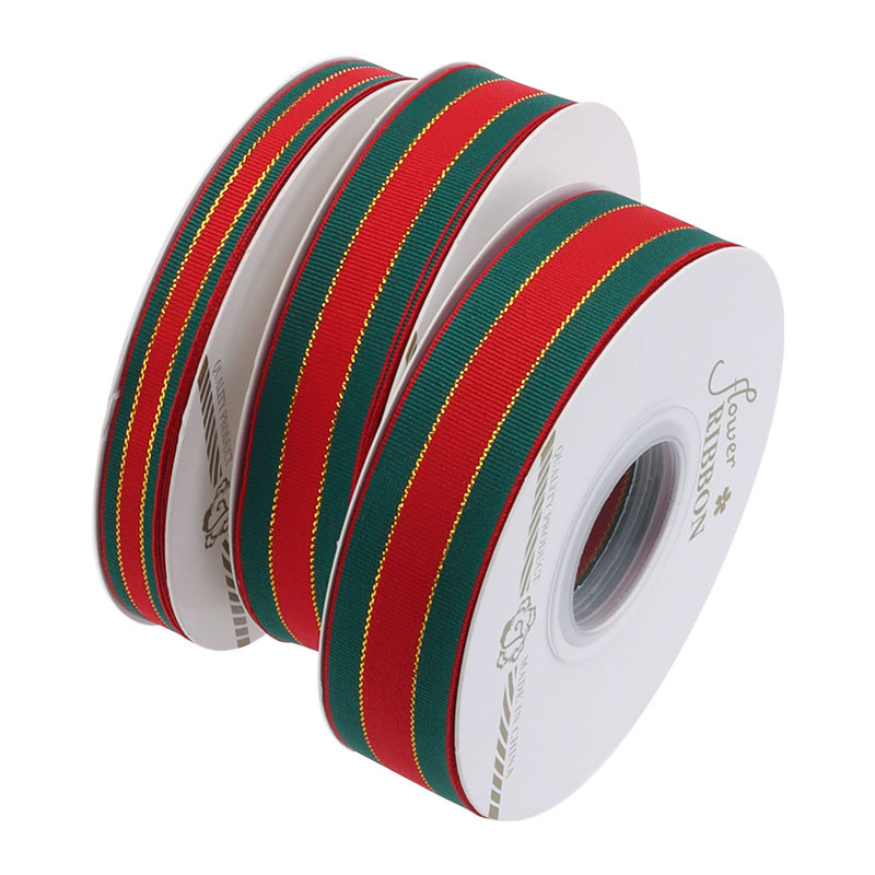 Christmas gift wrapping ribbons, bows, diy gift decoration, gilded ribbons, flower wrapping, webbing, ribbons Item Picture