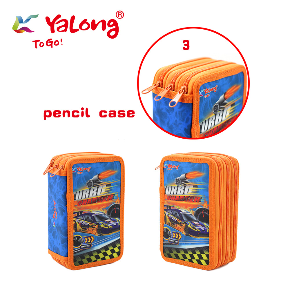 Yalong Cross-border's latest 3-layer pencil case set of 8 items, design stationery, student art and drawing set, school supplies Application Scenario