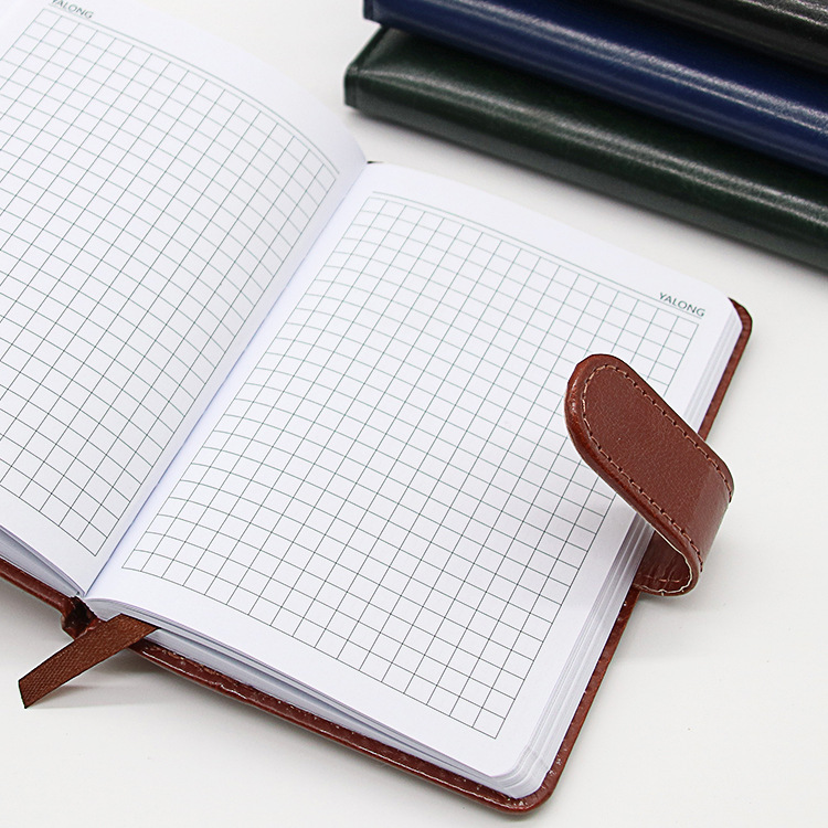 Yalong Cross-border PU Leather A5 notebook, small square Russian-specific notebook, soft leather printed notebook Specification image