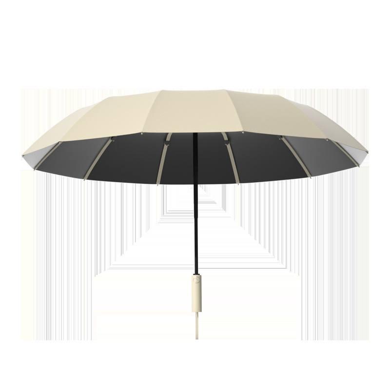 工厂批发加大男士自动雨伞自动伞晴雨伞加大加厚加固太阳伞遮阳伞白底实物图