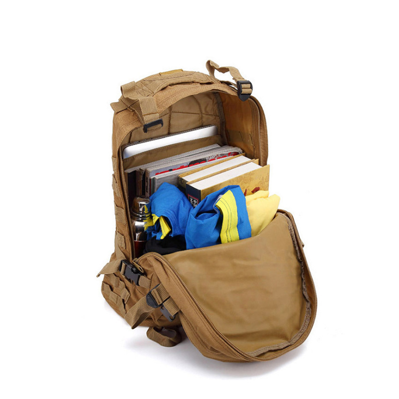 Yitu New Men's Military Camouflage Hiking Outdoor Sports Tactical Backpack Outdoor Bag Double-Shoulder Schoolbag Application Scenario