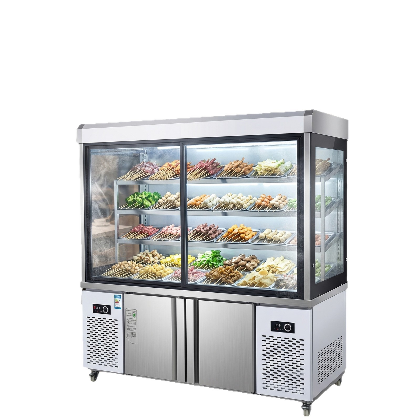 商用串串柜麻辣烫点菜柜餐饮用冷藏展示柜保鲜柜立式冷柜厂家直销 Item Picture