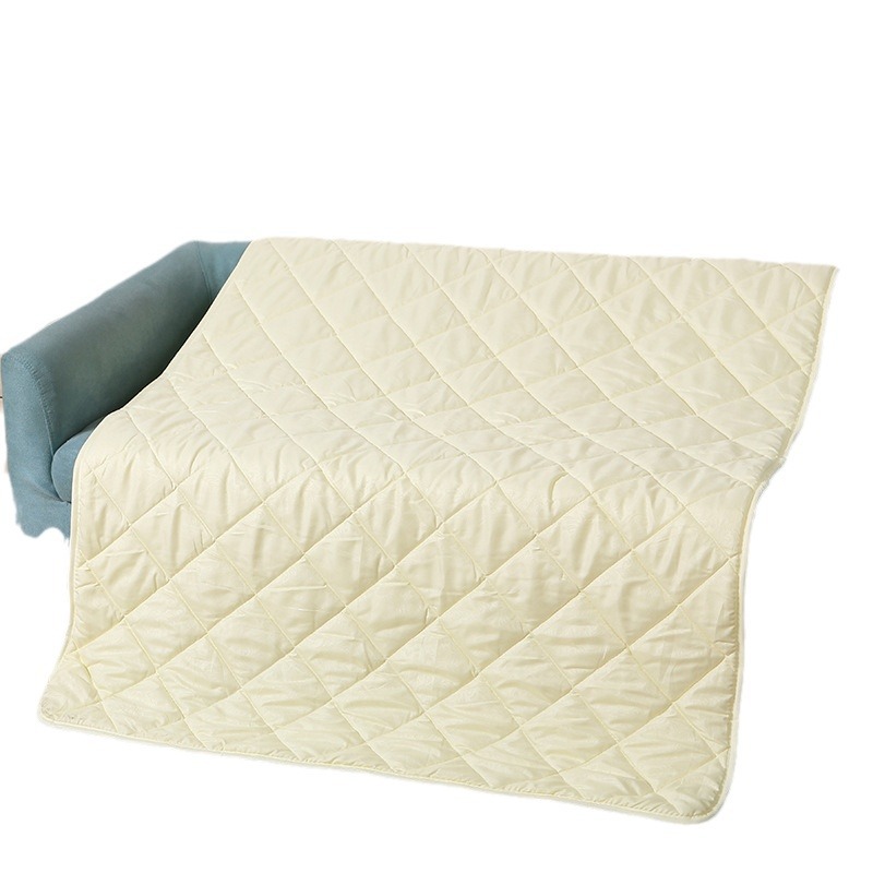 纯色水洗棉侧睡抱枕被子儿童夏凉被空调盖多功能绗缝批发白底实物图