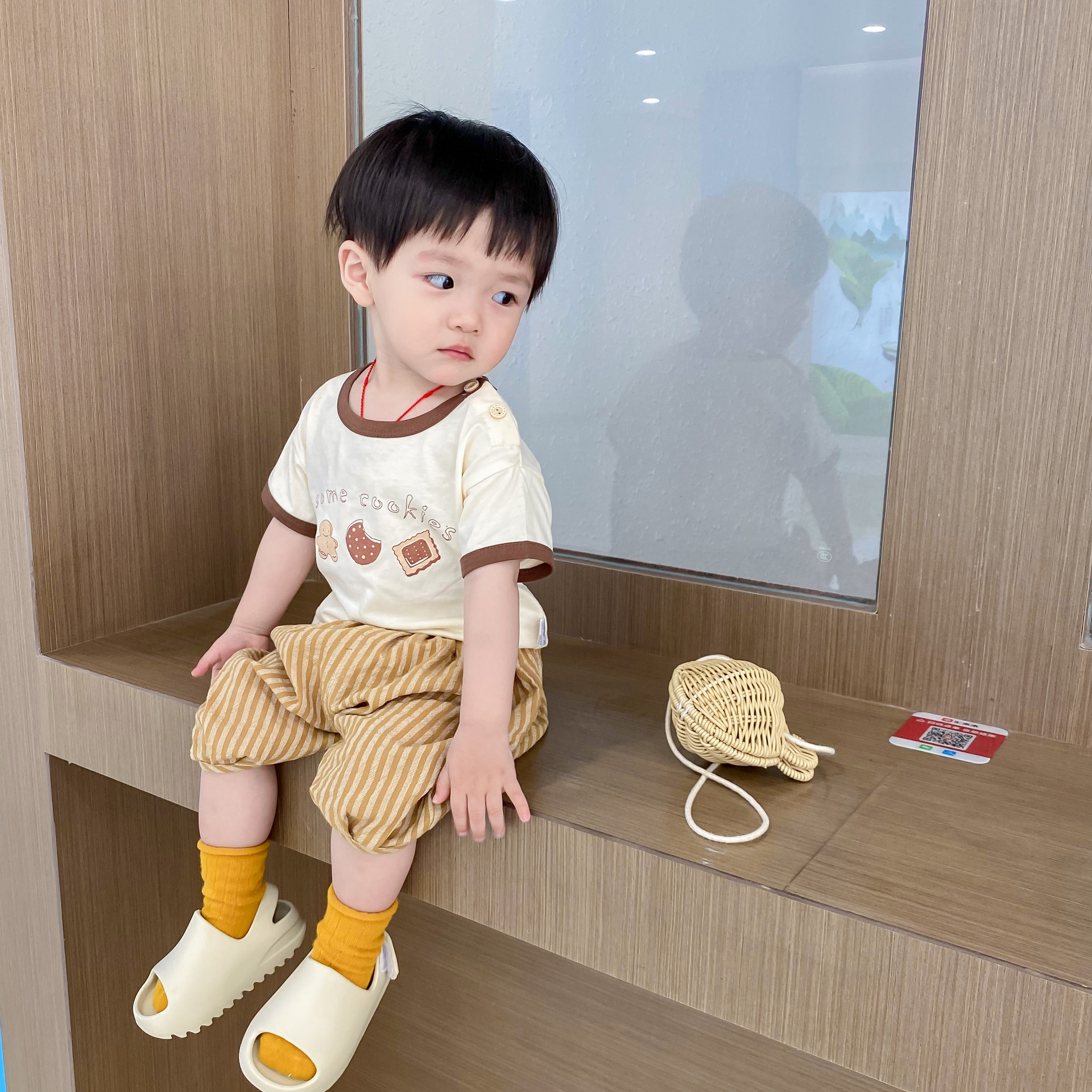 Boys' summer short-sleeved T-shirts, baby clothes, summer thin baby tops, 2025 new style children's clothing, summer Application Scenario