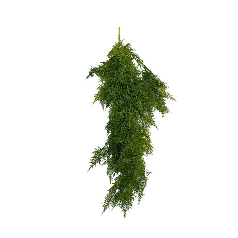 Artificial green plants, wall-hung orchids, hanging green plants, ferns, wall pipes, ceiling decorations, fern leaves, vines Item Picture