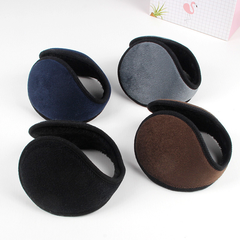 Warm ear muffs, thickened with fleece for autumn and winter, cold-proof ear muffs, rear-wear, windproof and frost-proof protective ear covers, suitable for both men and women Specification image