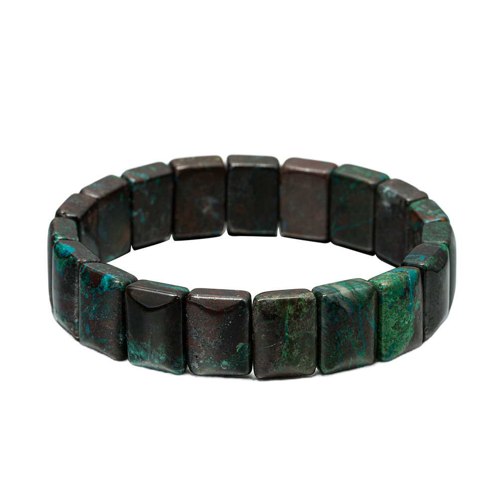 Natural ágata coral jade crisantemo piedra de mano marca jade pulsera unisex pulsera de mano de piezas pequeñas venta directa de fábrica Item Picture