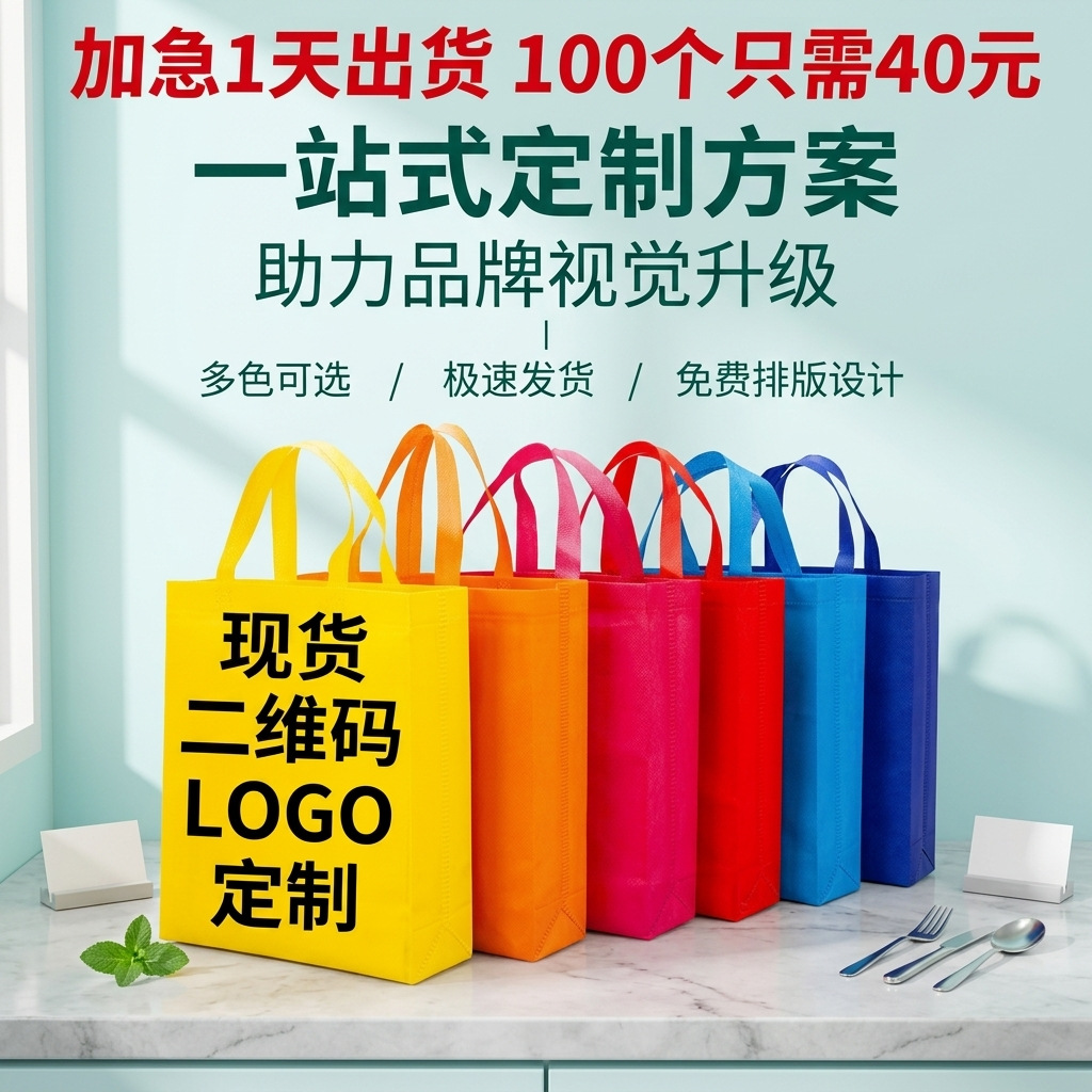 Wholesale customized advertising shopping bags with thickened non-woven fabric, laminated and printed eco-friendly non-woven fabric handbags with logos Application Scenario