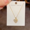 New Chinese-style fashionable shell gourd copper coin necklace, unique, light luxury, simple and versatile design sense, collarbone chain for women Specification image
