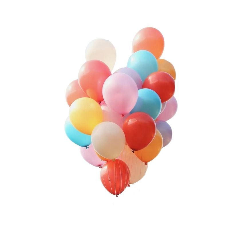 Macaron balloons, children's non-toxic birthday balloons, wholesale decoration, scene arrangement, wedding, multiple color series, thickened Item Picture