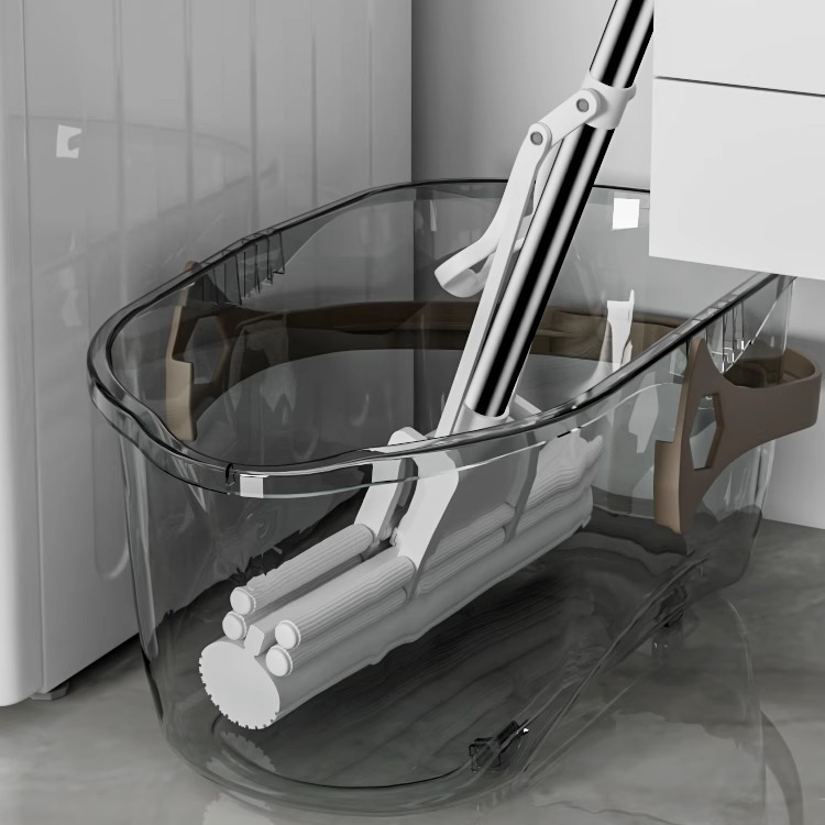 Transparent thickened water bucket, household portable PET rectangular water bucket, student laundry bucket, large water storage bucket, mop bucket Specification image