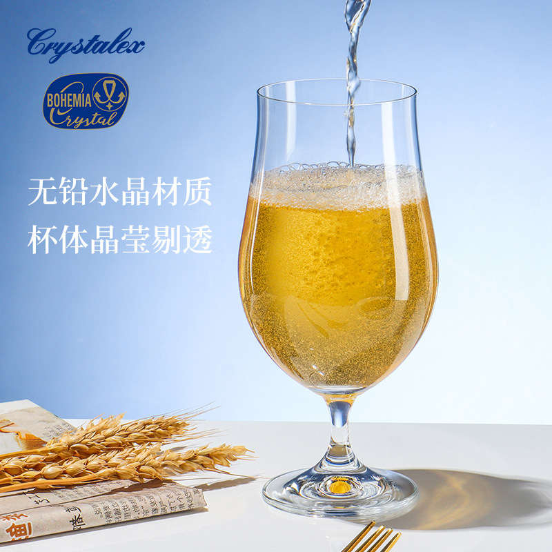 Lex lead-free crystal beer mugs, home hotel and bar beer mugs, high-end and light luxury beer mugs, cold drink cups Application Scenario