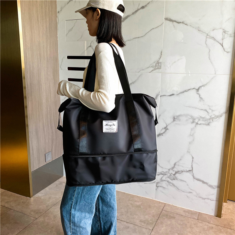 大容量衣物收纳袋便携手提可拓展旅行袋双层超大防水待产包妈咪包产品图