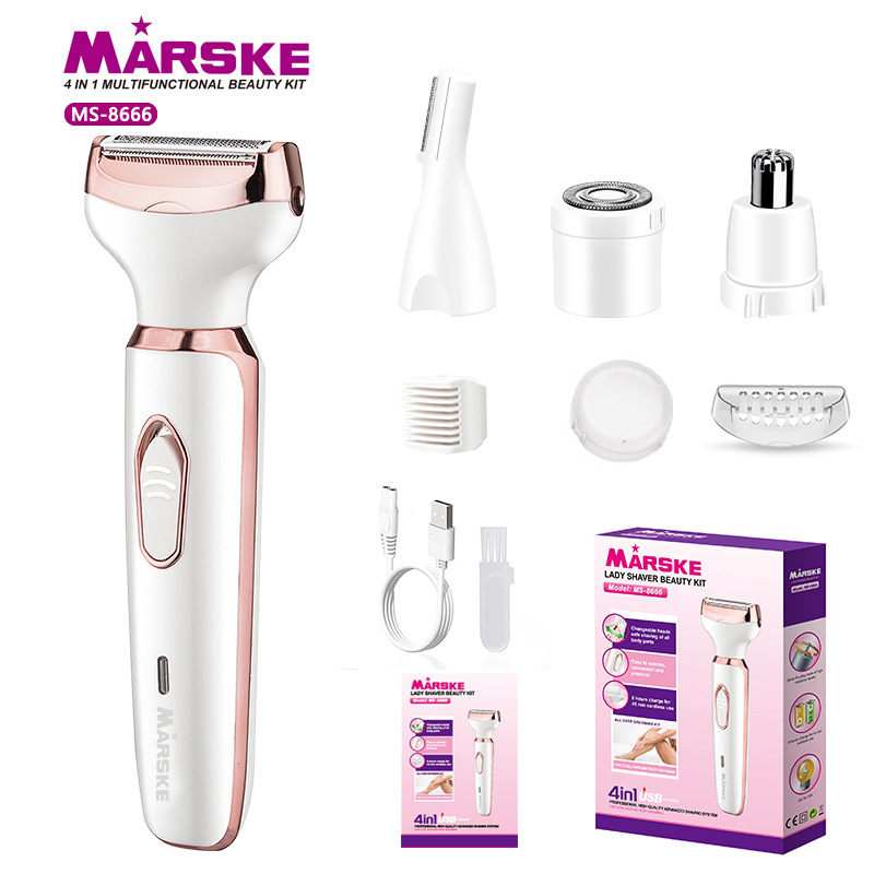 Cross-border multi-functional women's hair remover, two-in-one hair removal, full-body hair removal, multi-functional trimmer, electric hair removal device, various styles details Picture