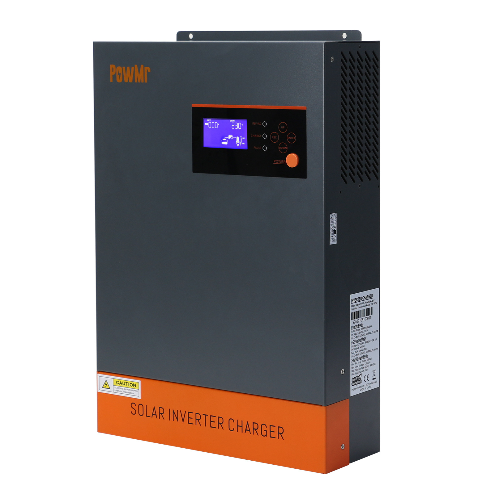 The 5500W reverse control integrated MPPT solar inverter supports battery-free operation and can be paralleled up to 9 units. It is a bestseller Application Scenario
