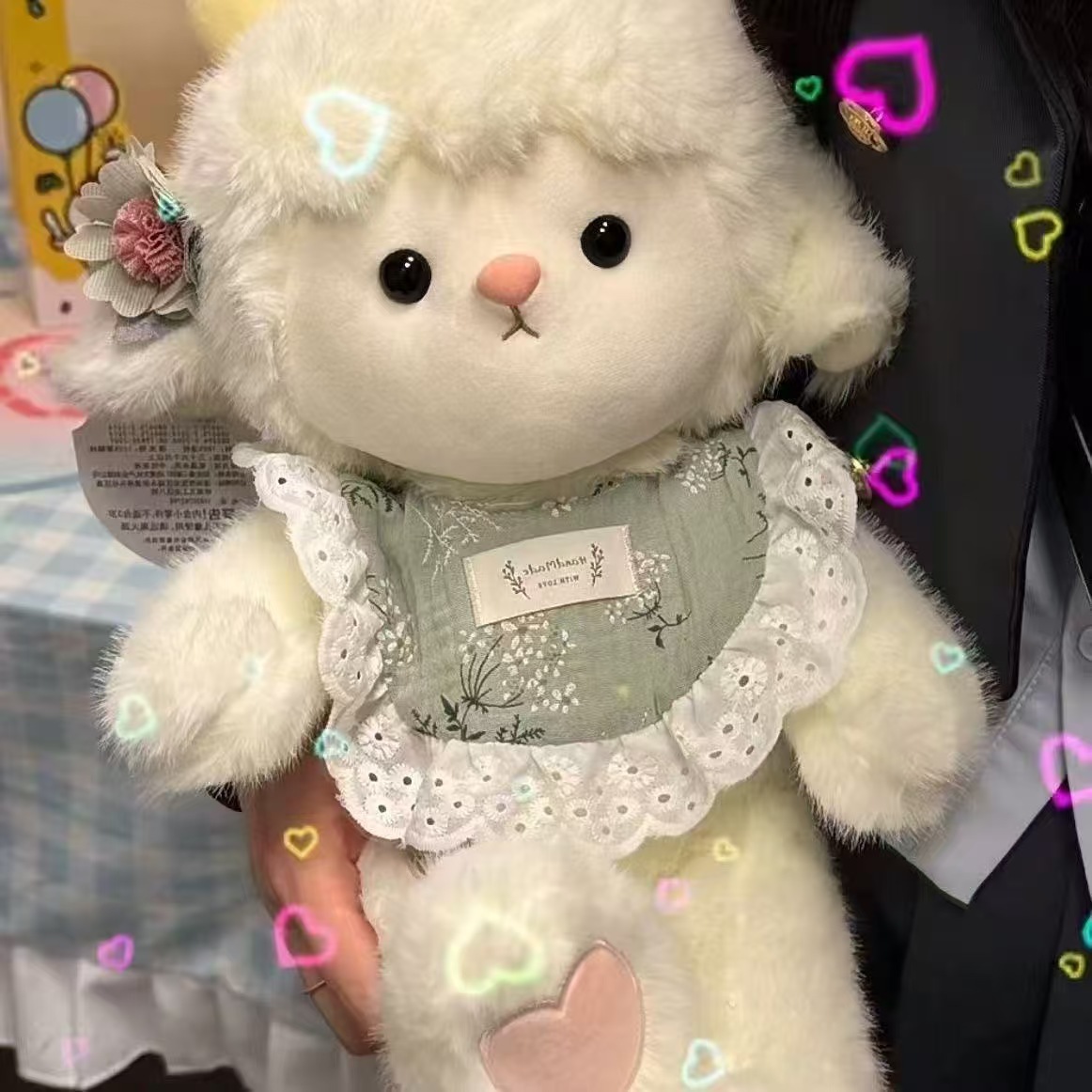 Star People plush toys, cute sheep and bear style doll pendants, children's fabric doll gifts, collection giveaways Application Scenario
