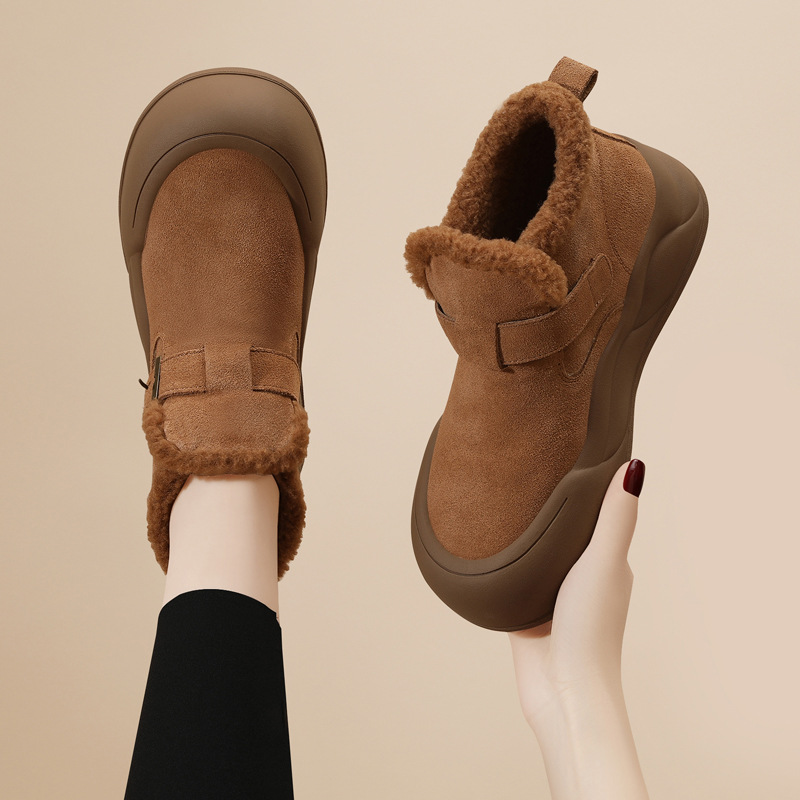 老北京棉靴/棉拖鞋/棉鞋中老年冬季老北京/UCC女雪地鞋/雪地靴产品图