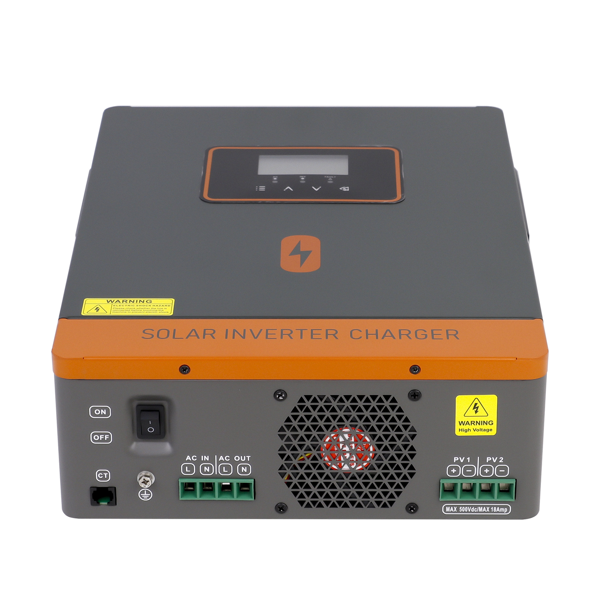 The new 6000W MPPT pure sine wave solar reverse control all-in-one machine with CT anti-reverse flow and mains power complementarity for cross-border use Specification image