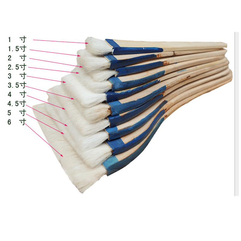 Chengzhen background pattern brush, brush, bristle brush, fine brushwork, goat hair brush, watercolor, gouache, wool brush, background pattern brush details Picture