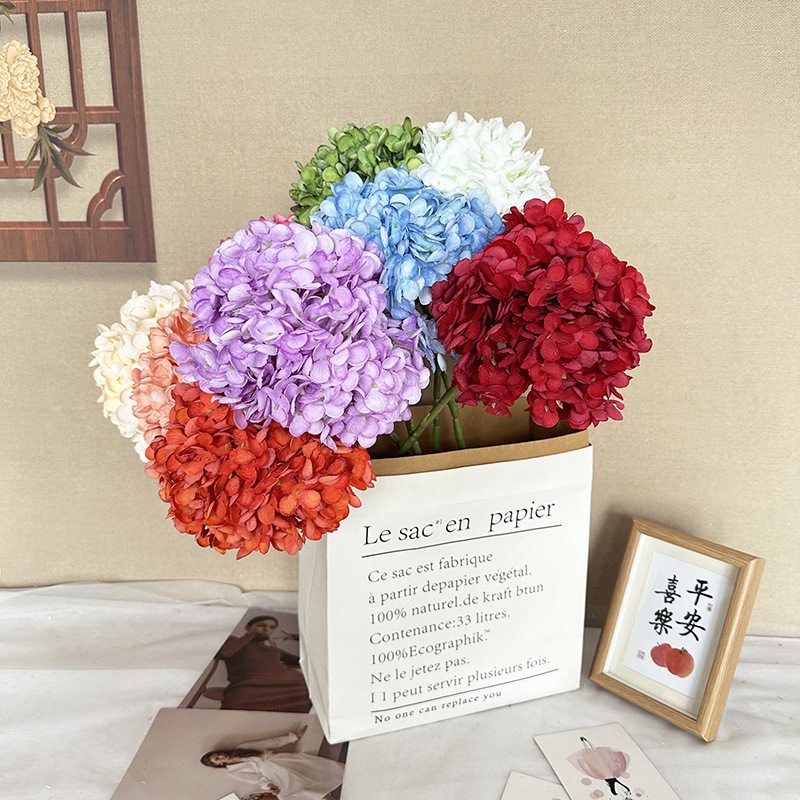 仿真花DIY发饰配件/仿真花/5朵塑膠花/假花/假花批发产品图