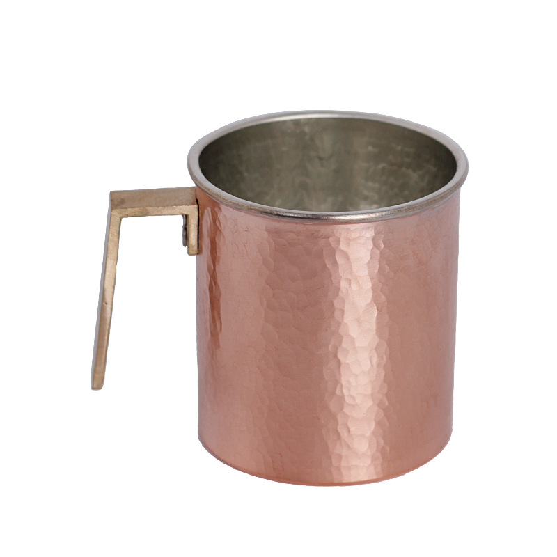 Copper outer and tin inner tea cups, heat-insulating and heat-resistant tea cups, cup sleeves, tea sets, gift sets Item Picture