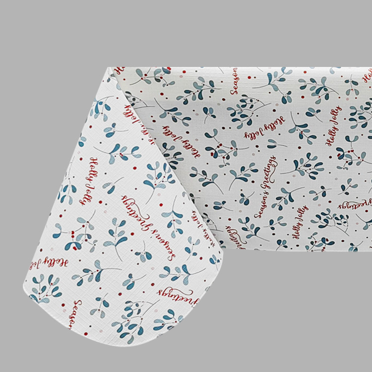 供应PEVA/EVA桌布复合无仿布法兰绒台布尺寸颜色定制厂家销售细节图