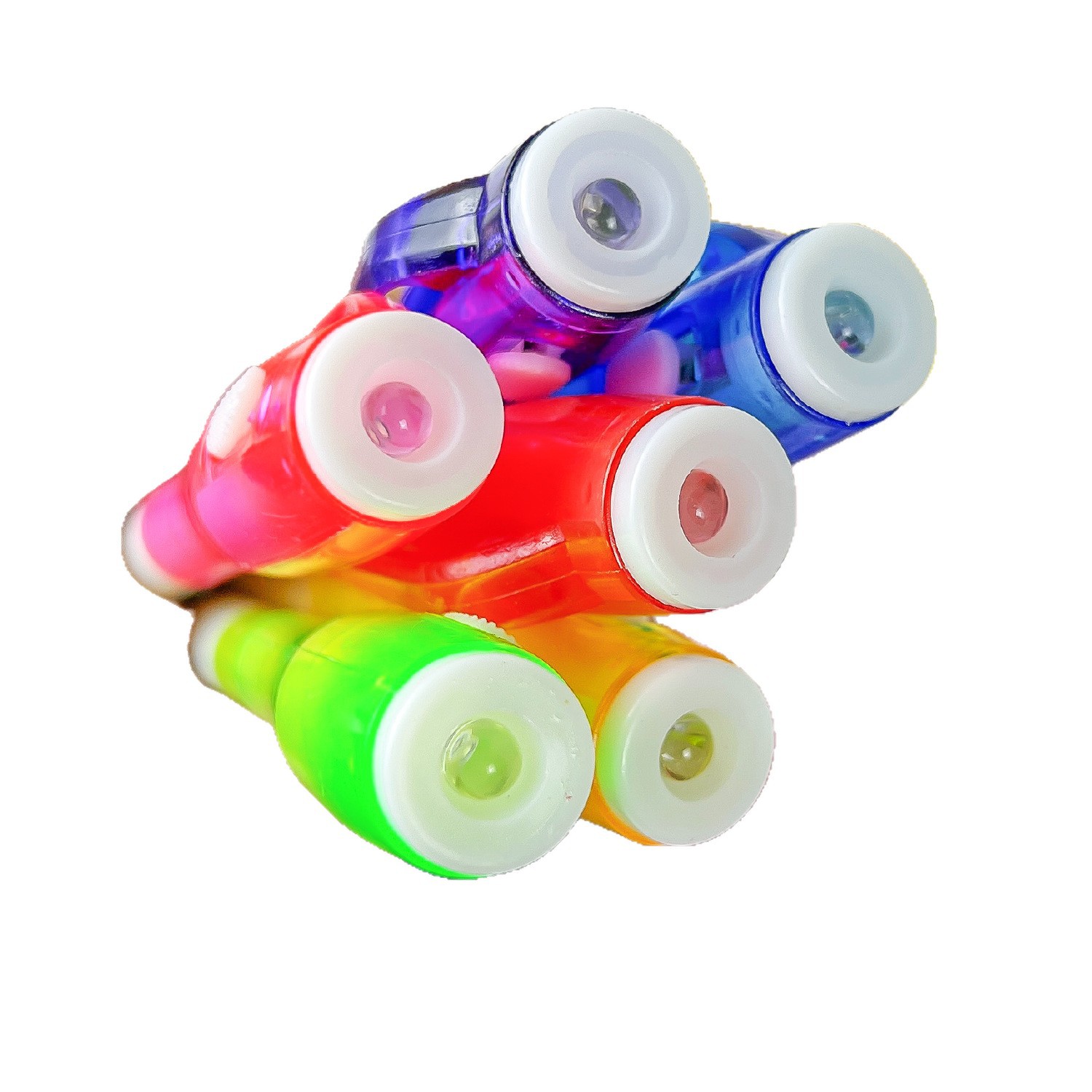 Cartoon high-appearance-level dual fluorescent note number marking pen with invisible pen ultraviolet lamp colorless marking invisible pen Item Picture