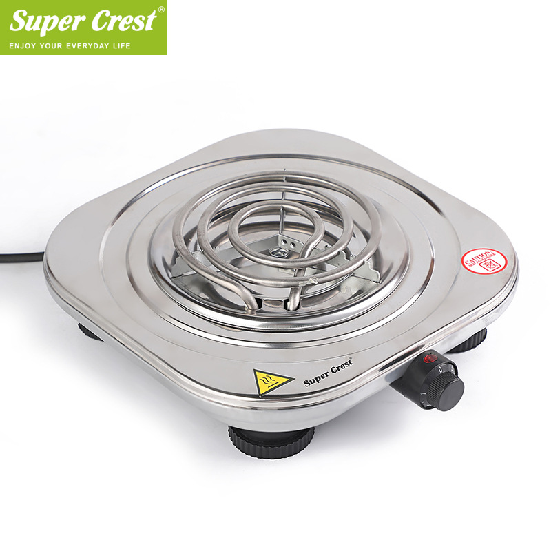 Super Crest 跨境欧规家用小型电热炉 旋钮式开关家用电炉加热
