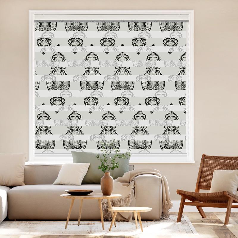 Amazon European-style cut-and-cut soft gauze blinds, Venetian blinds, zebra blinds, roll-up shading and sunshade roller blinds Specification image