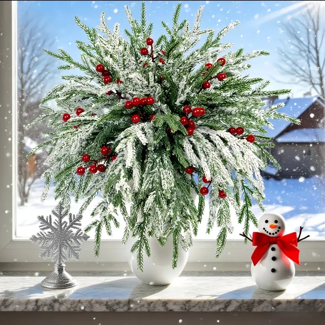 Guantes de navidad colgantes decoraciones de árbol de navidad ramas de pino bola de nieve conos de pino luces de color adornos cajas de regalo fondos ambiente festivo Application Scenario