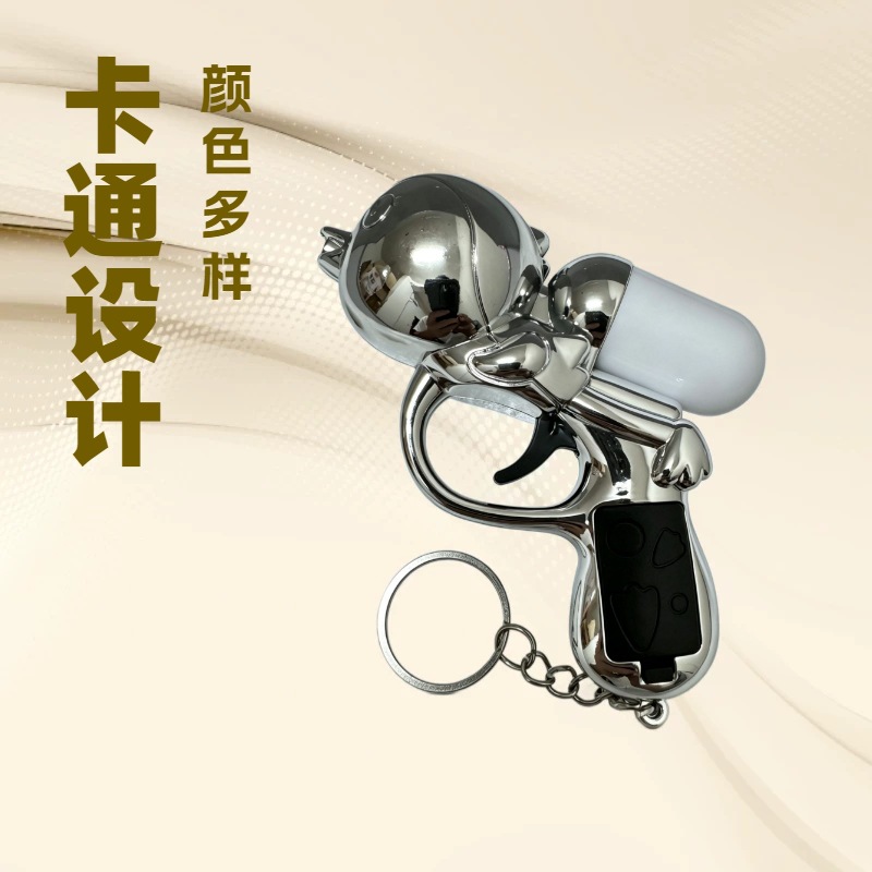 新款多功能逗猫激光灯+白灯+闪光灯唐老鸭钥匙扣挂件厂家批发C3