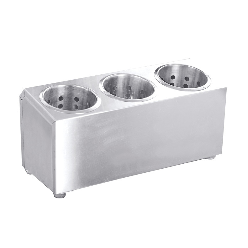 Tenedores y cuchillos de almacenamiento de acero inoxidable colador de agua caja de pajitas caja de bar caja de acero inoxidable palillos portaplatos