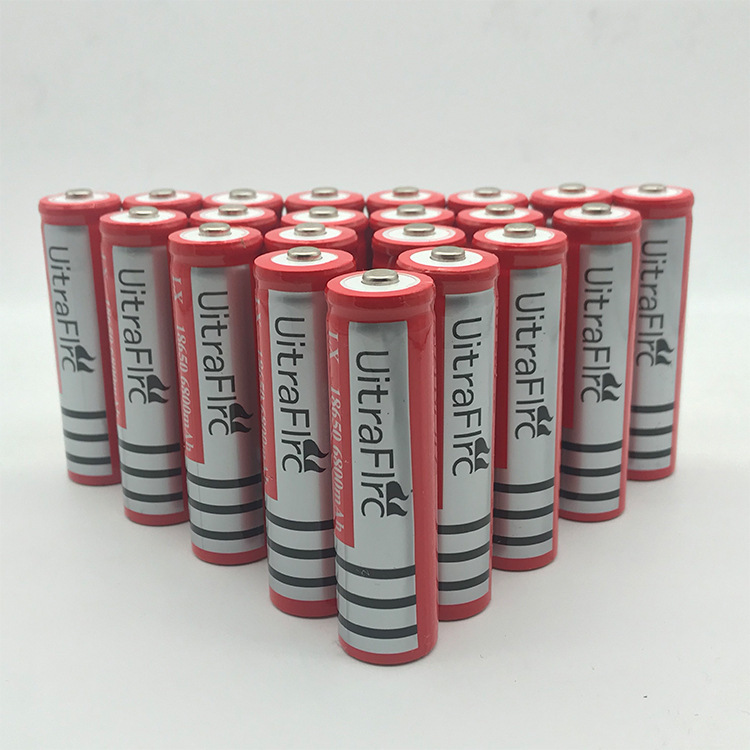 强光手电专用充电18650锂电池尖头充电电池3.7v4800mAH现货批发细节图