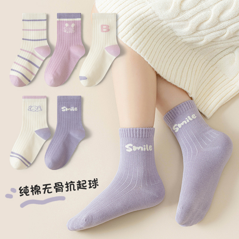 儿童丝袜/儿童连裤袜/袜子儿童/袜子宝宝过膝卡通/无骨袜男童冬季产品图